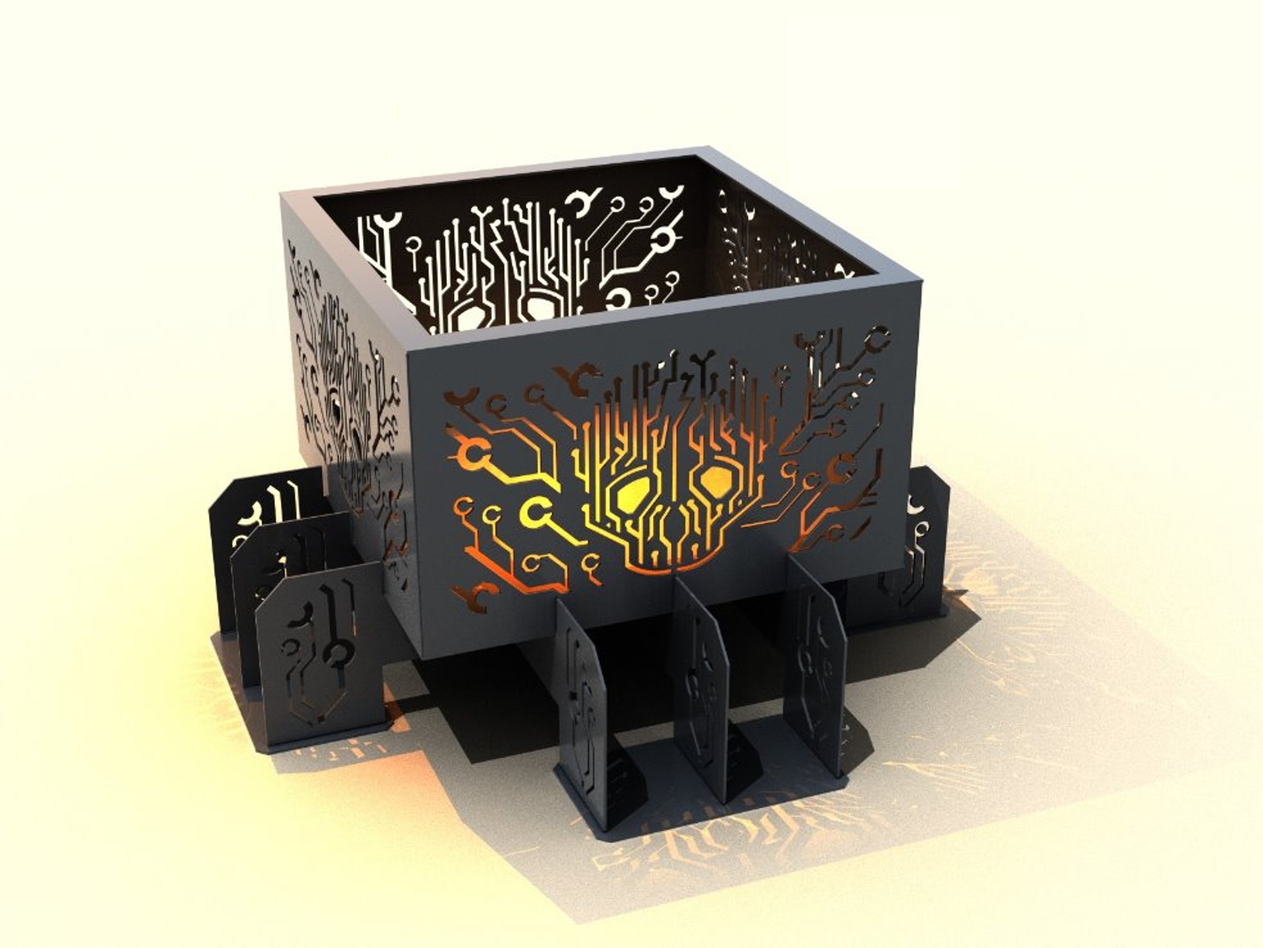 Cyber Punk Fire Pit