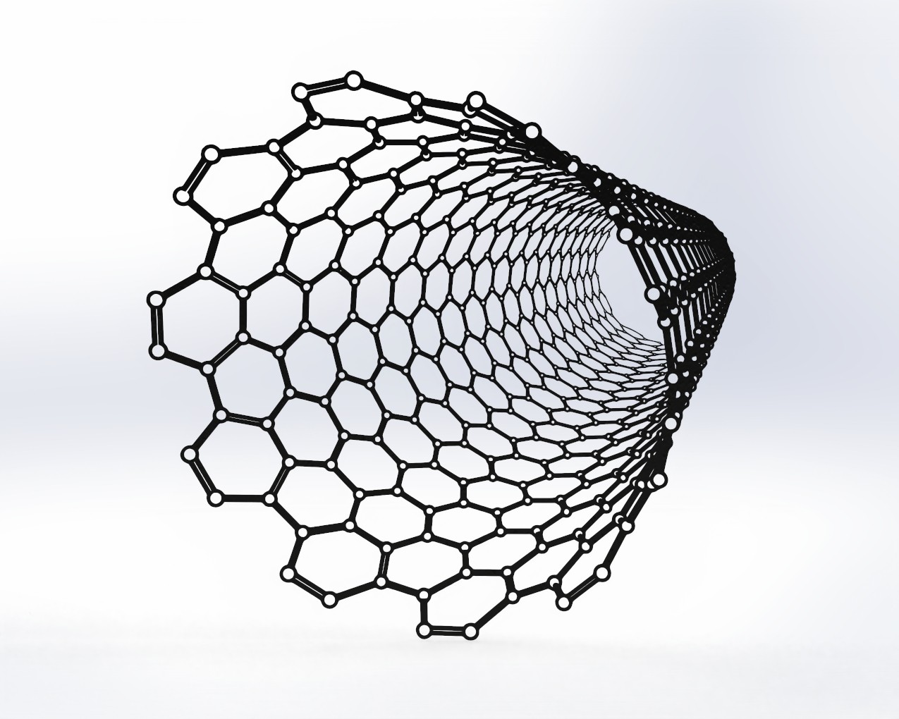 Hexagonal Tunnel Wall Art